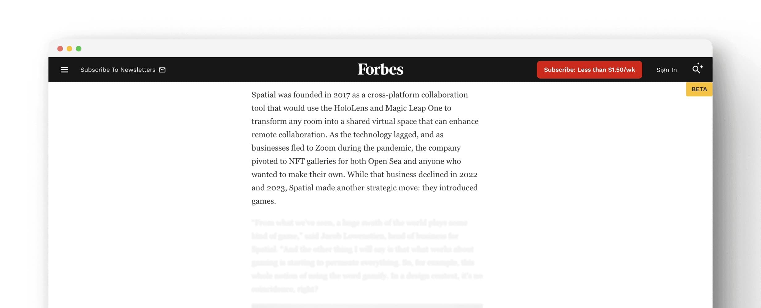 Article from Forbes