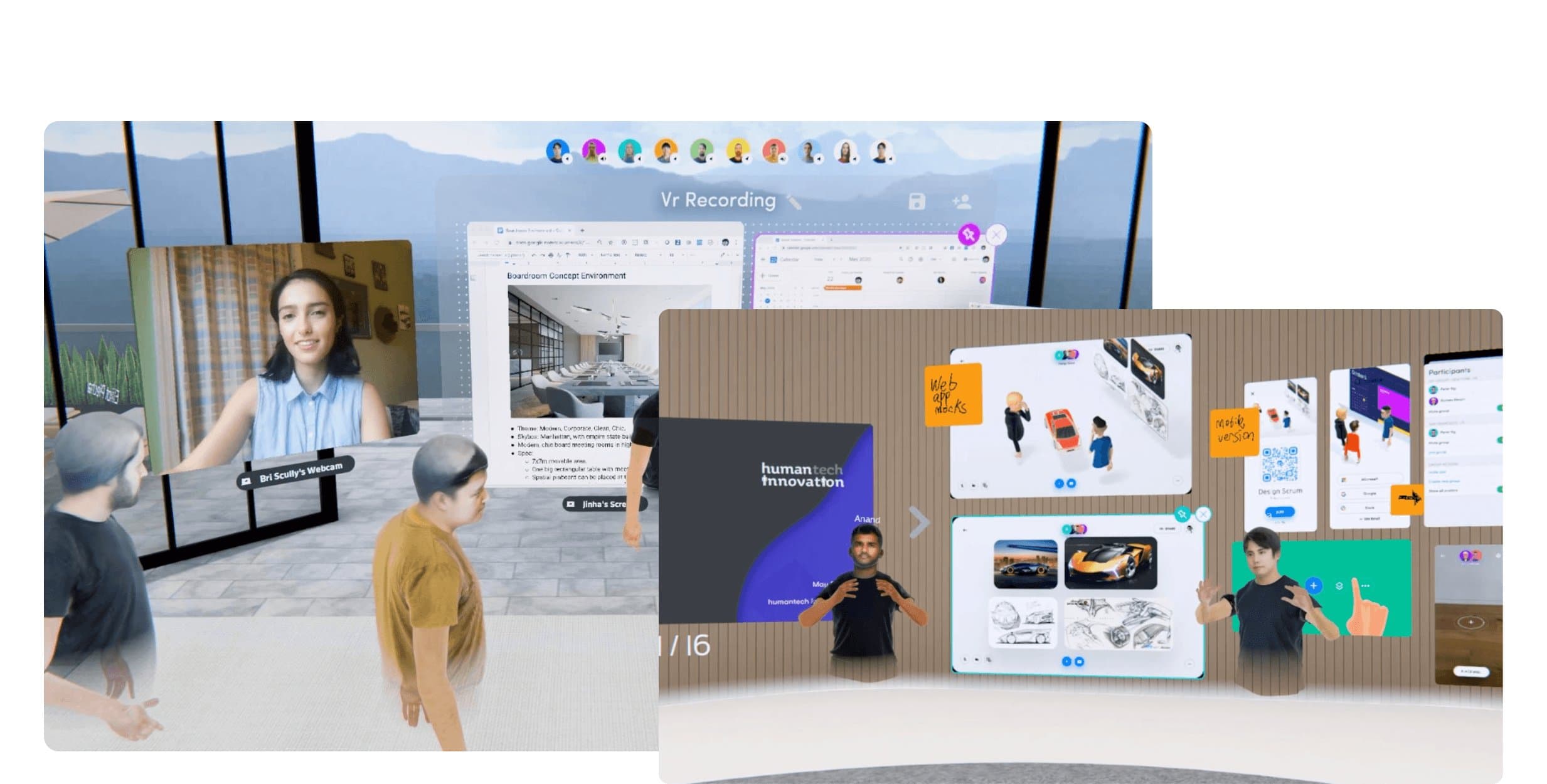 Spatial VR platform capabilities